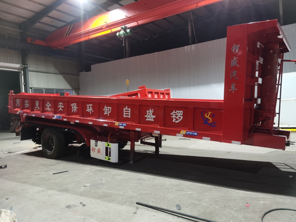 后翻自卸半挂车